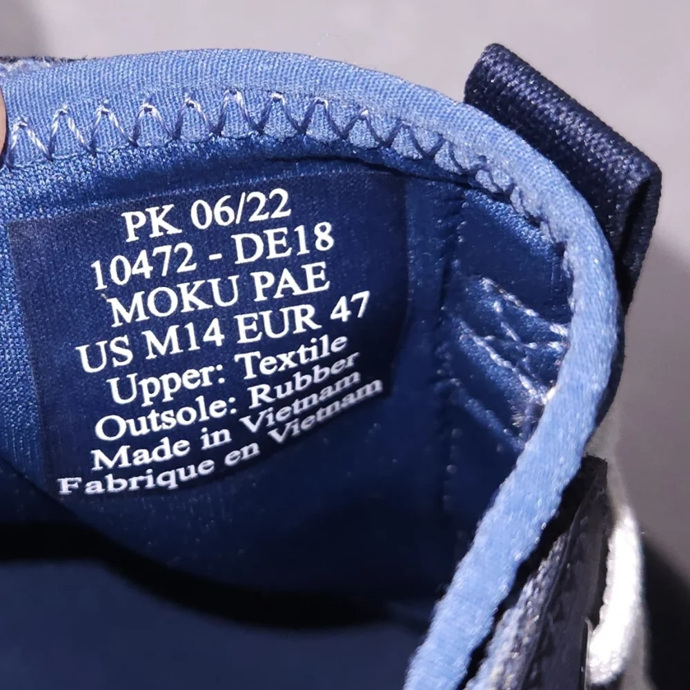 New OLUKAI Moku Pae Boat Shoe Men's US 14 Trench Blue
